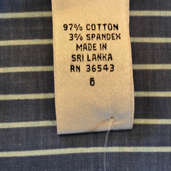 Blue and Green Wrap Tank Top - Picture 6 of 6